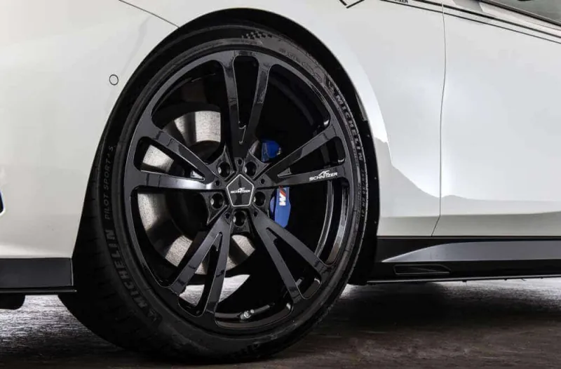 21 英寸 轮毂轮胎套装 AC3 FlowForming 旋压 深灰色 Michelin