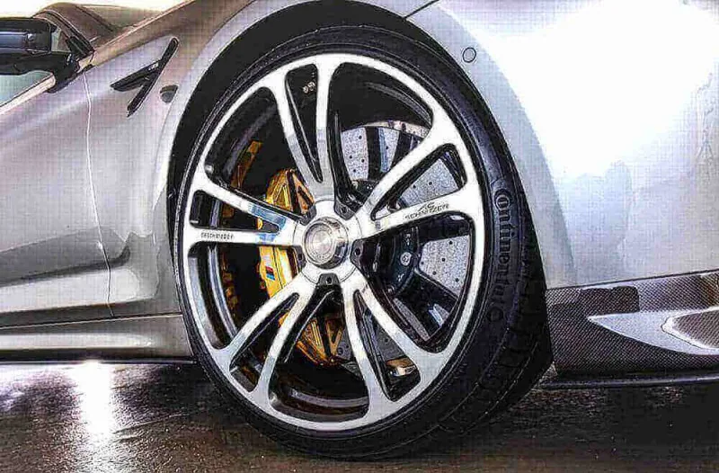 21 英寸 轮毂轮胎套装 AC3 Evo 锻造 银色 / 深灰 Michelin
