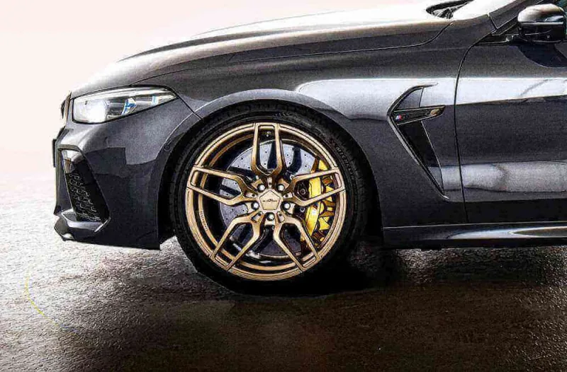 21 英寸 轮毂轮胎套装 AC4 锻造 科技金 Michelin